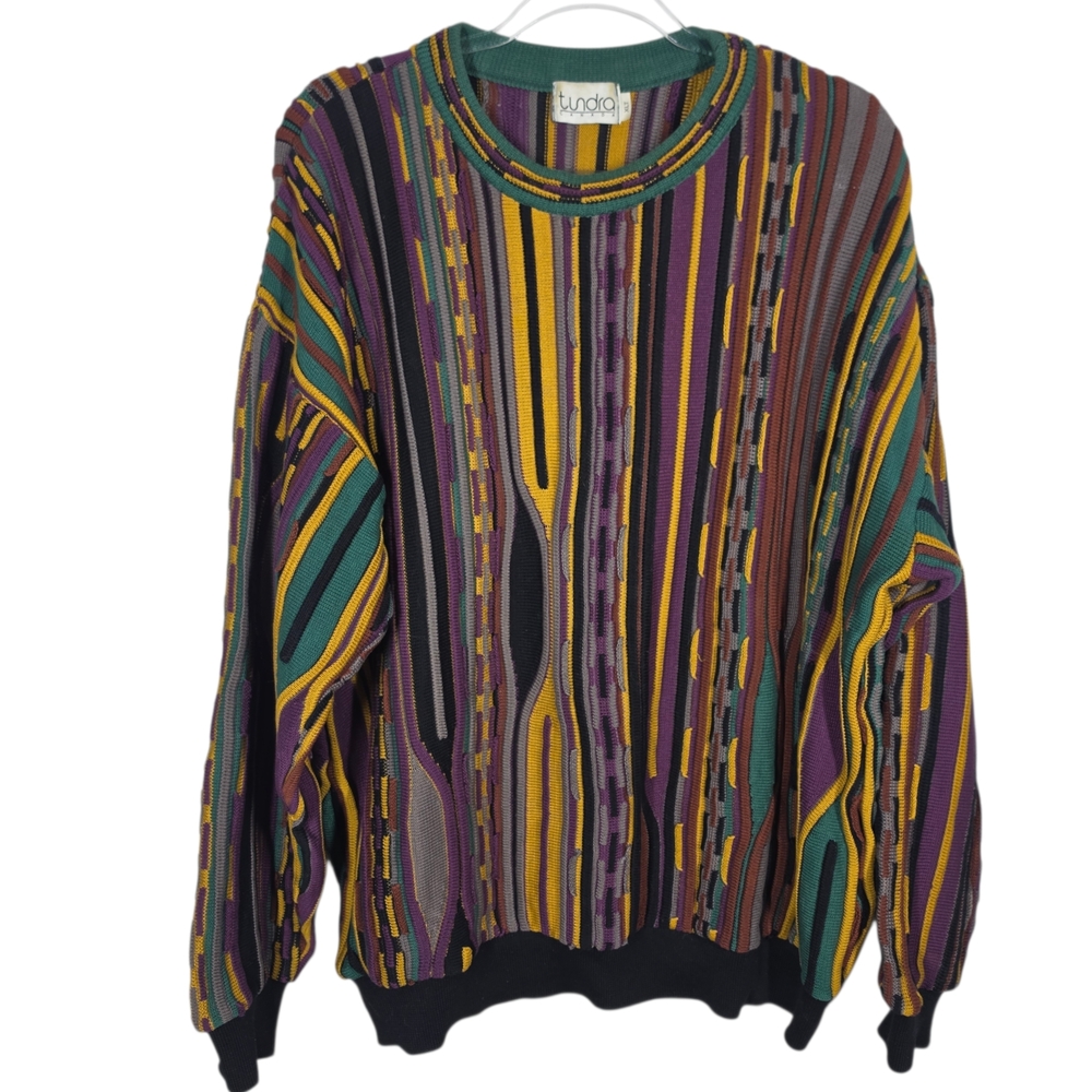 TUNDRA CANADA TEXTURED 3 DIMENSIONAL SWEATER